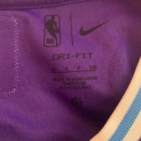 Nike NBA Los Angeles Lakers City Edition Lebron James 6 Dri-FIT Swingman Jersey - Picture 4 of 7